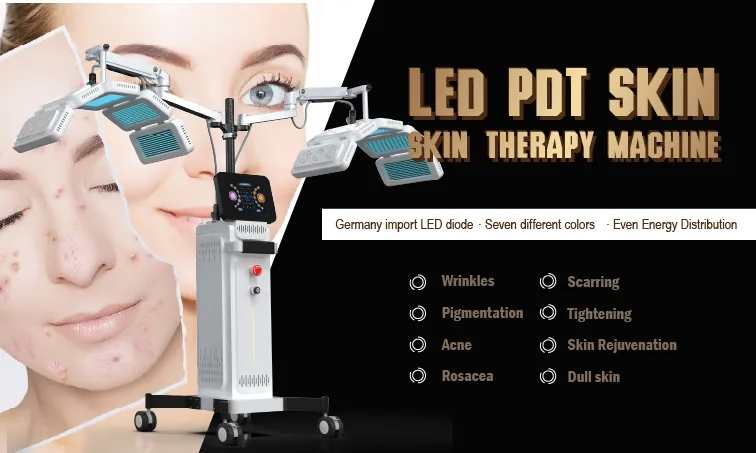 Lumière infrarouge LED pour le visage LED thérapie PDT LED Professionelle Machine Bio Photomodulation LED lumière de photothérapie 0