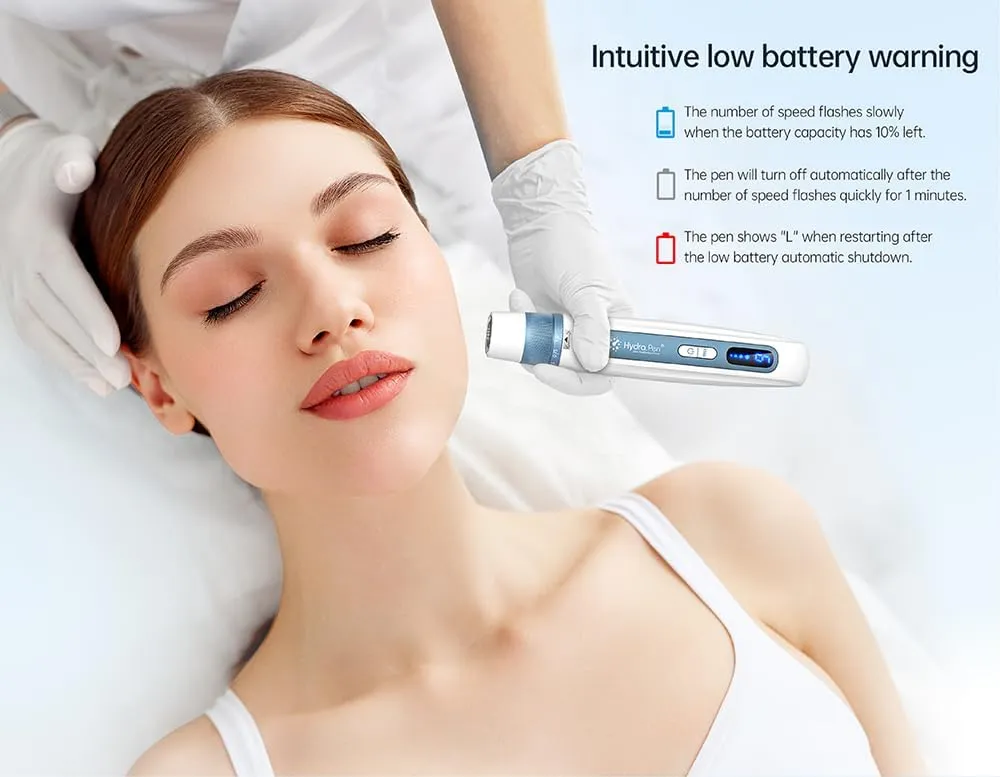 Nouveau stylo hydra H5 porteur de perfusion sérum EMS et microneedling application automatique 5