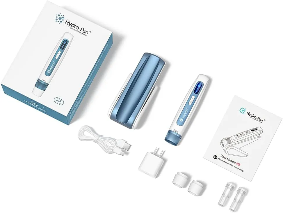 Nouveau stylo hydra H5 porteur de perfusion sérum EMS et microneedling application automatique 6