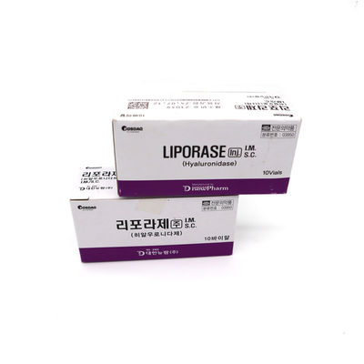Liporase hyaluronidase transparente 1500u Lyophilisée 1500u Pour dissoudre HA Liporase acide
