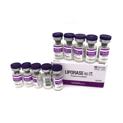 Liporase hyaluronidase 1500iu Lyophilisé 1500u 10 flacons Solution pour dissoudre l' acide HA