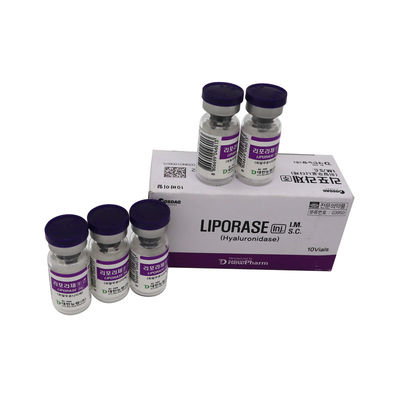 Liporase hyaluronidase 1500iu Lyophilisé 1500u 10 flacons Solution pour dissoudre l' acide HA Liporase