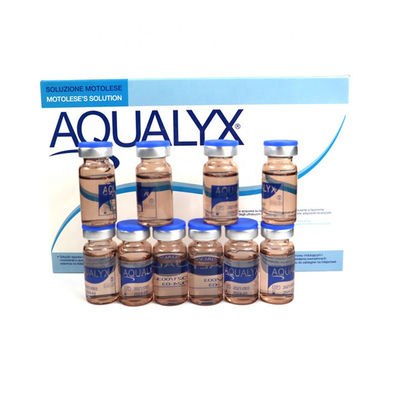 Injection par lipolyse Aqualyx 10 flacons double menton et perte de poids Remplisseur d' injection Lipo LAN Kabelline Kybella