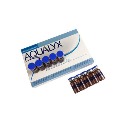 Aqualyx Dissolve Fat Lipolysis Lipolytic Solution amincissant 10 flacons*8ml