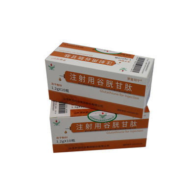 10 gobelets / boîte de poudre de glutathion avec injection de remplissage cutané 1200 mg