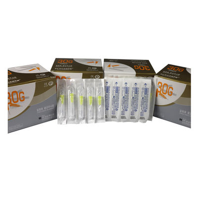 100 pièces/boîte, 30g, 32g, 34G, 4mm, 13mm, 25mm, aiguille hypodermique pour injection, micro-aiguille