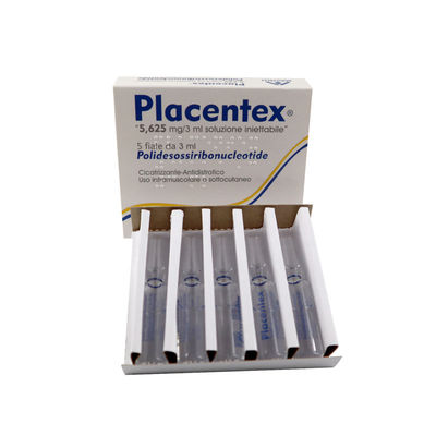 Placentex PDRN Saumon 3 ml * 5 flacons Régénération Remplisseurs cutanés injectables Ampoules