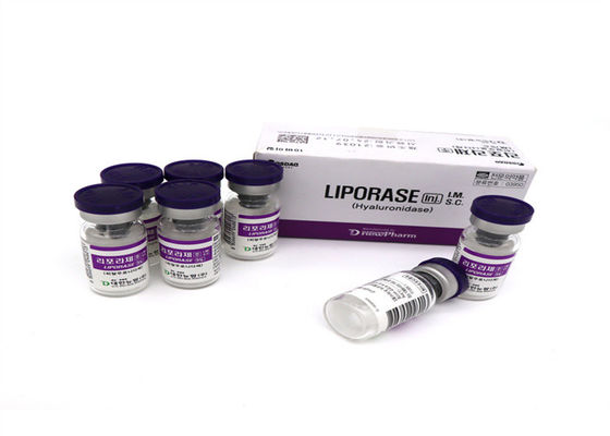 Liporase hyaluronidase 1500iu Lyophilisé 1500u 10 flacons Solution pour dissoudre l' acide HA