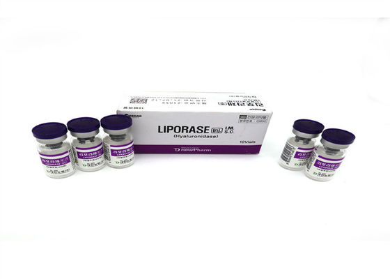 Liporase hyaluronidase 1500iu Lyophilisé 1500u 10 flacons Solution pour dissoudre l' acide HA