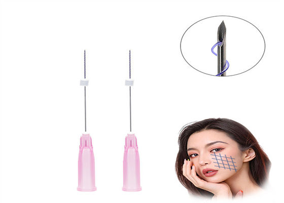 Collagène absorbable Pdo fil de remplissage Cog 6D W Cannula fil de levage