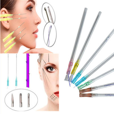 Levé de visage Aiguille contondue pointue mono cog double aiguille filet de poisson Pdo