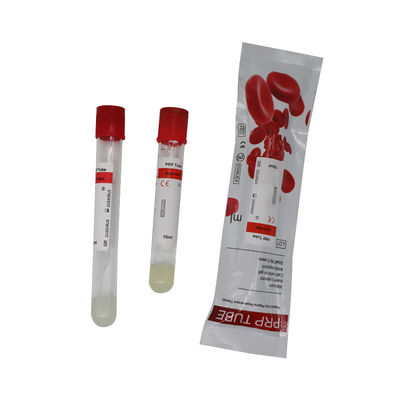 Tube de PRP 10 ml avec gel ACD pour la perte de cheveux riche en plaquettes