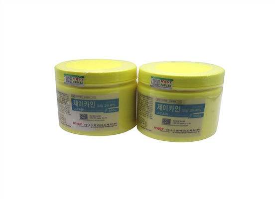 500g Crème anesthésiante jaune J-CAIN Lidocaines Anesthésiques pour tatouage Microneedle