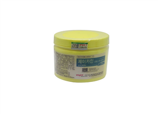 500g Crème anesthésiante jaune J-CAIN Lidocaines Anesthésiques pour tatouage Microneedle