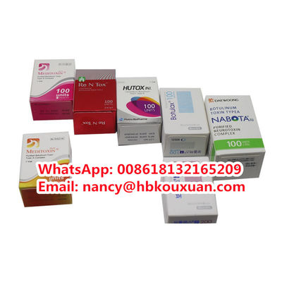 Botox original 100 ou 200 iou Botulinum Toxins Botulax Nobota Méditoxines