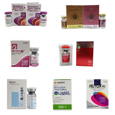 50 UI 100 UI 150 UI 200 UI Allergène Botox Innotox Botulax Nabota Rentox Méditoxine Hutox