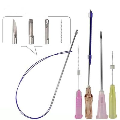 Collagène absorbable Pdo fil de remplissage Cog 4d 6D W fil de levage de cannule