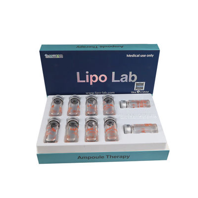 Lipo Lab Ppcs dissout la cellulite Perte de graisse Dissolution de la perte de poids Injection de perte de poids Lipo Lab 8ml X 10vail