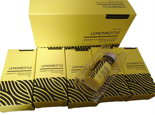 Solution en bouteille de citron Lipolyse perte de poids 10 ml X 5 bouteille de citron pour perte de graisse