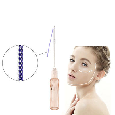 Ultra Face V Lift Thread Pdo Resserrement de la peau Pdo Pcl Plla Cog Mono Screw Threads Lift Face Pdo Threads Les fils de levage de la peau peuvent être utilisés pour le nettoyage de la peau.