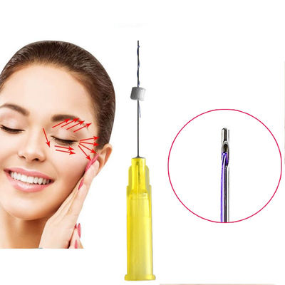 Ce Corée Sharp Double Blunt Aiguille Hilo vis Mono nez Fox Eye Face Filler le fil Pcl Pdo moulage Levé Pcl Cog Thre