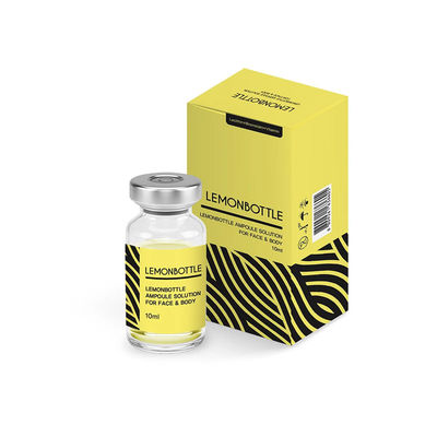 Solution d' ampoule en bouteille de citron (5X 10ml) Injection pour dissoudre les graisses pour le corps