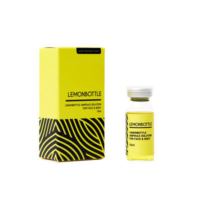 Solution d' ampoule en bouteille de citron (5X 10ml) Injection pour dissoudre les graisses pour le corps