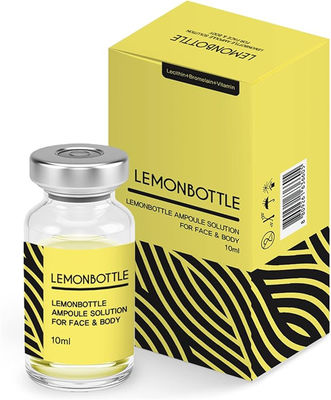 Solution en bouteille de citron Lipolyse perte de poids 10 ml X 5 bouteille de citron pour perte de graisse