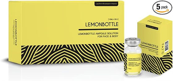 Bouteille de citron 10ml*5 dissout l'excès de graisse et réduit le poids Lipolab Kabelline