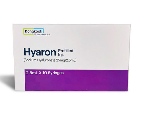 Hyaron pré-rempli Inj Remplisseur cutané pour hydratation cutanée profonde pour injection faciale