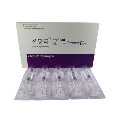 Hyaron pré-rempli Inj Remplisseur cutané pour hydratation cutanée profonde pour injection faciale