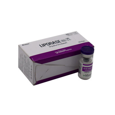 L' enzyme LIPORASE hydrolyse l' acide hyaluronique