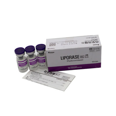 L' enzyme LIPORASE hydrolyse l' acide hyaluronique