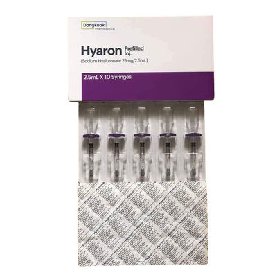 HYARON Skin Booster Glow KIT - 10 seringues X 2,5 ml de remplissage à l' acide hyaluronique lié croisé