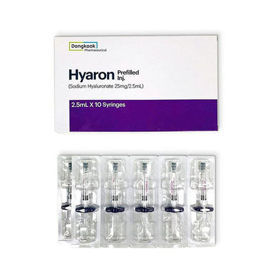 HYARON Skin Booster Glow KIT - 10 seringues X 2,5 ml de remplissage à l' acide hyaluronique lié croisé