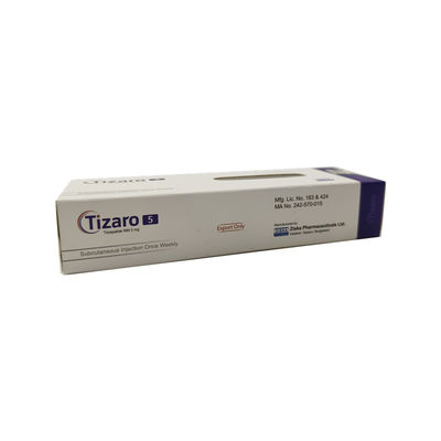 Tirzépatide Tizaro 5 mg 7,5 mg 0, 5 ml injecteur sous-cutané
