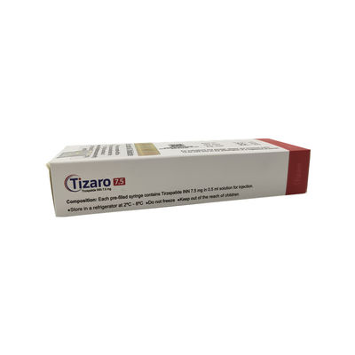 Tirzépatide Tizaro 5 mg 7,5 mg 0, 5 ml injecteur sous-cutané