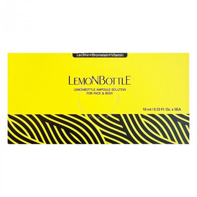 Bouteille de citron 5 X 10 ml Ampoule Solution de dissolution des graisses