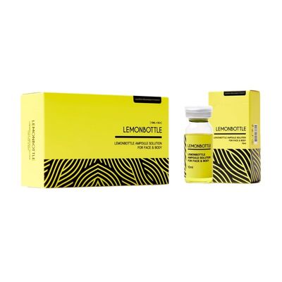 Solution en bouteille de citron Lipolysie du visage Corps 10 ml X 5 Injection Perdre du poids