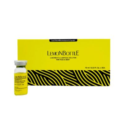 Solution en bouteille de citron Lipolysie du visage Corps 10 ml X 5 Injection Perdre du poids