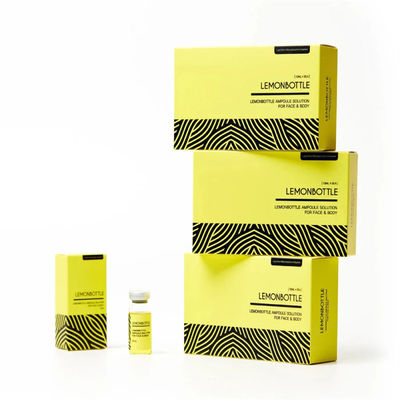 Solution en bouteille de citron Lipolysie du visage Corps 10 ml X 5 Injection Perdre du poids
