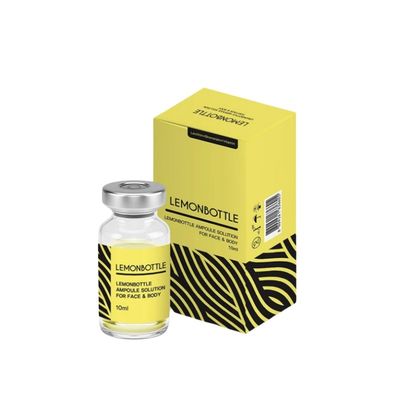 Bouteille de citron 5 X 10 ml Ampoule Solution de dissolution des graisses