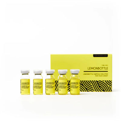 Bouteille de citron 5 X 10 ml Ampoule Solution de dissolution des graisses