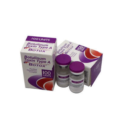 Toxine botulique 100 i.u. 150 i.u. Injection pour les rides du visage