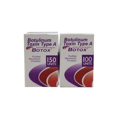 Toxine botulique 100 i.u. 150 i.u. Injection pour les rides du visage