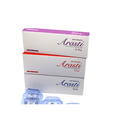 Remplisseur d' augmentation labiale Arasti 1,1 ml 10 ml Arasti Plus A-Plus Blanc Arasti