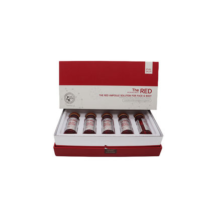 Solution d' ampoule rouge Sculpture et perte de poids Lipolytique Dissolution de la graisse corporelle