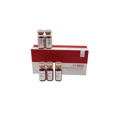 Solution d' ampoule rouge Sculpture et perte de poids Lipolytique Dissolution de la graisse corporelle