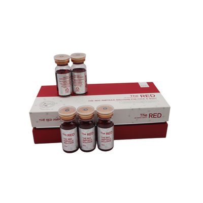 Solution d' ampoule rouge Sculpture et perte de poids Lipolytique Dissolution de la graisse corporelle