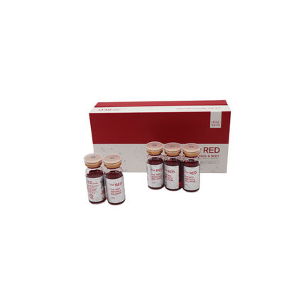 Solution d' ampoule rouge Sculpture et perte de poids Lipolytique Dissolution de la graisse corporelle